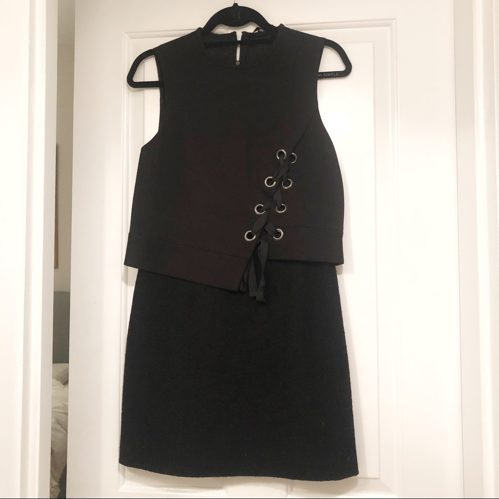NEW Tibi Grommet Paneled Dress size 4